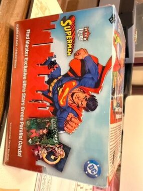 Upper Deck Fleer Superman cards box